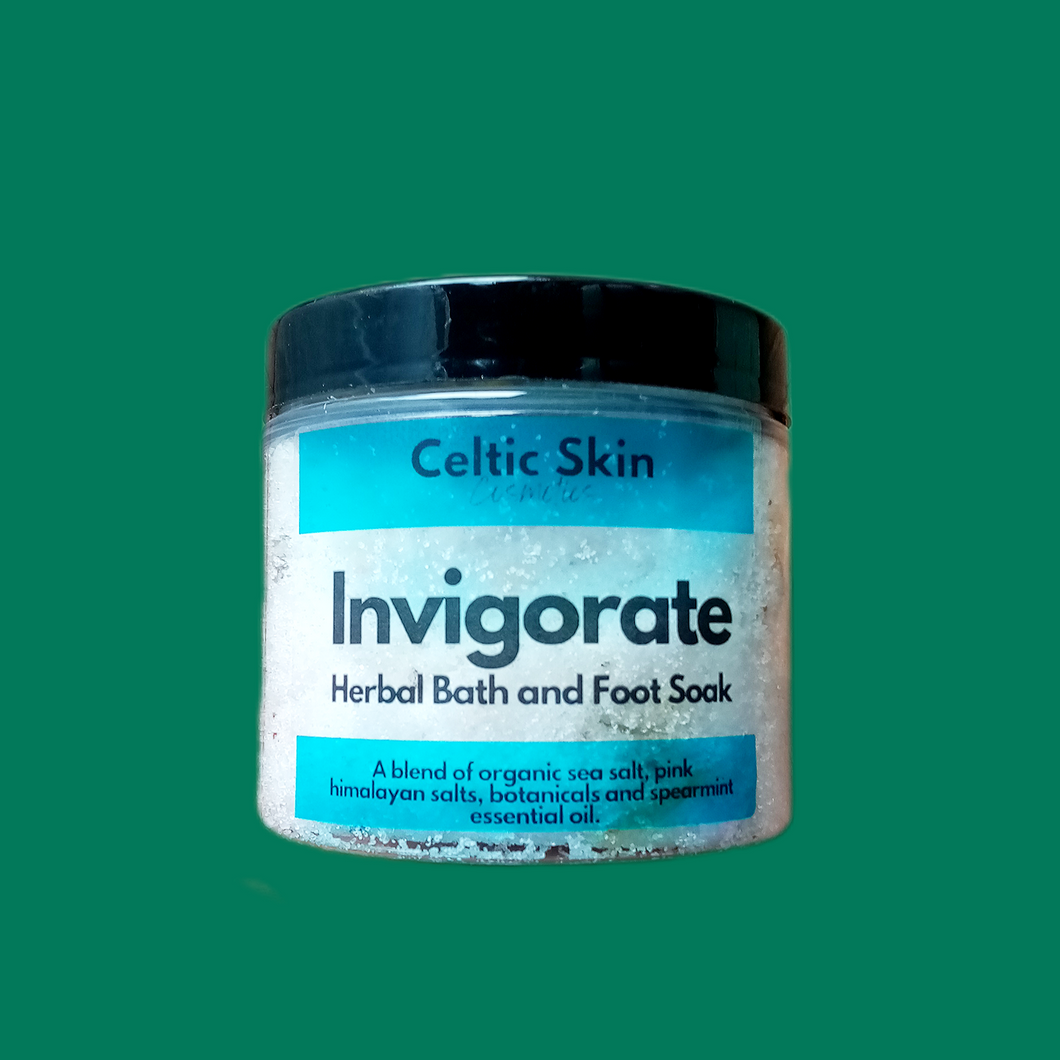 Invigorate - Spearmint Essential Oil Herbal Bath and Foot Soak